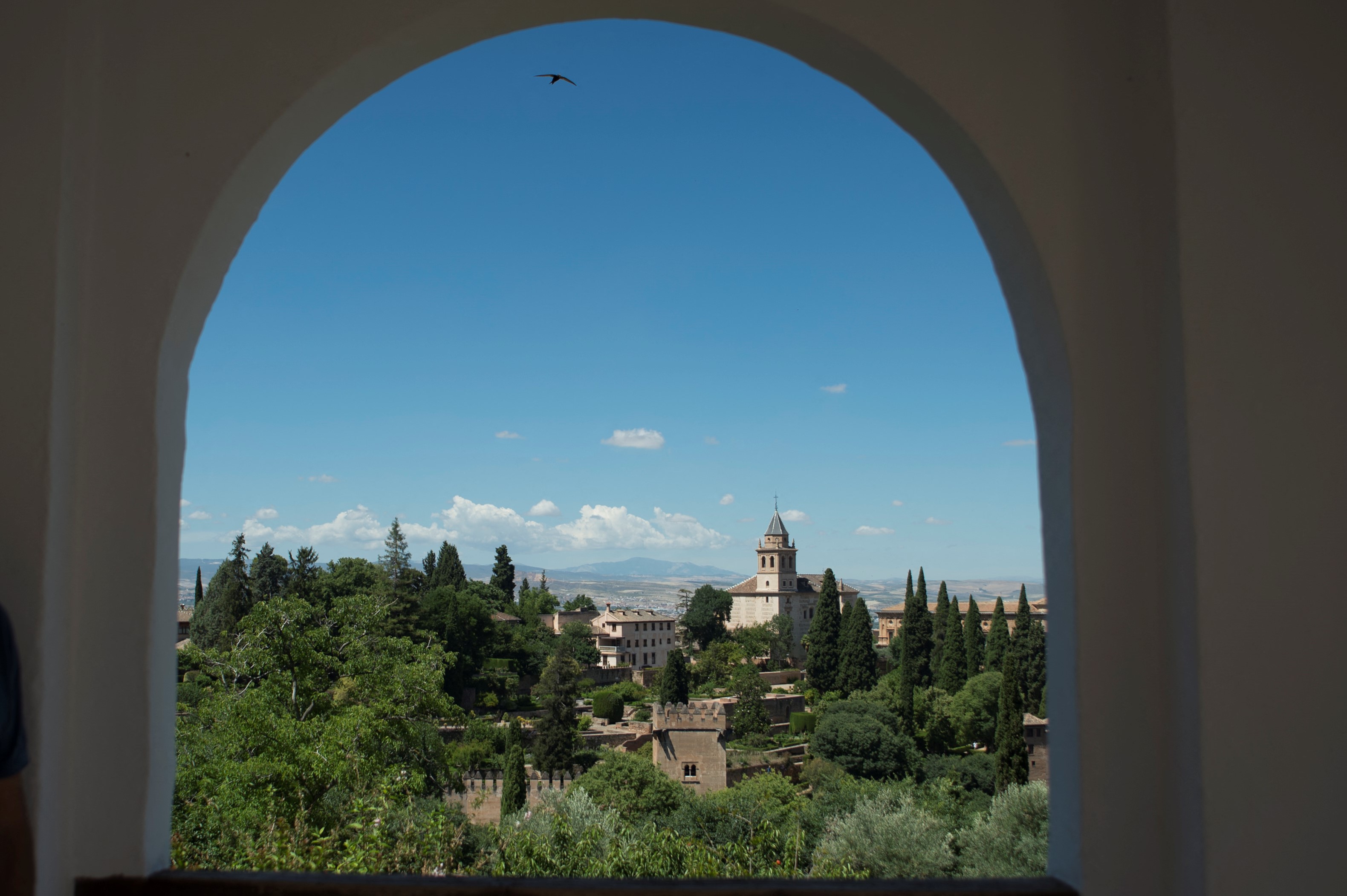 the Alhambra in Granada on June 17, 2020 (AFP)