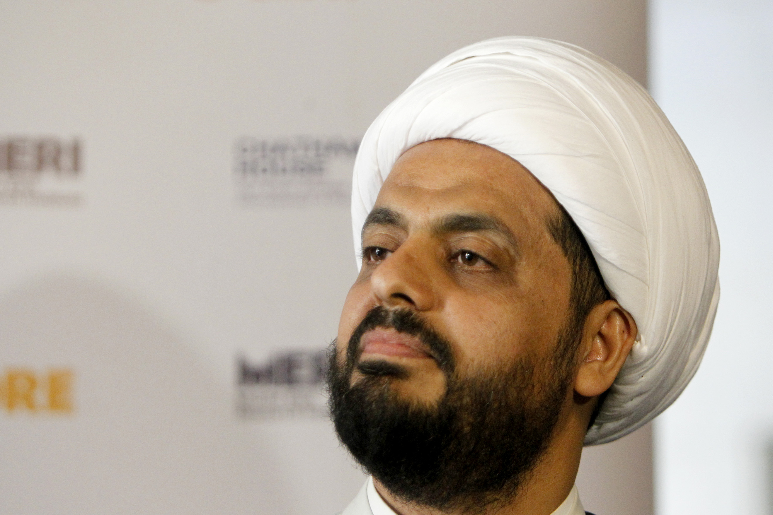 Leader of the Asa'ib Ahl al-Haq, Qais al-Khazali (AFP)