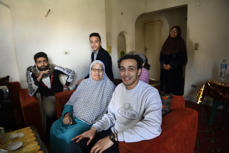 shawkan with family