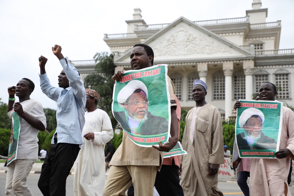 Zakzaky's supporters have faced violence from state forces as they continue to demand his release(AFP)