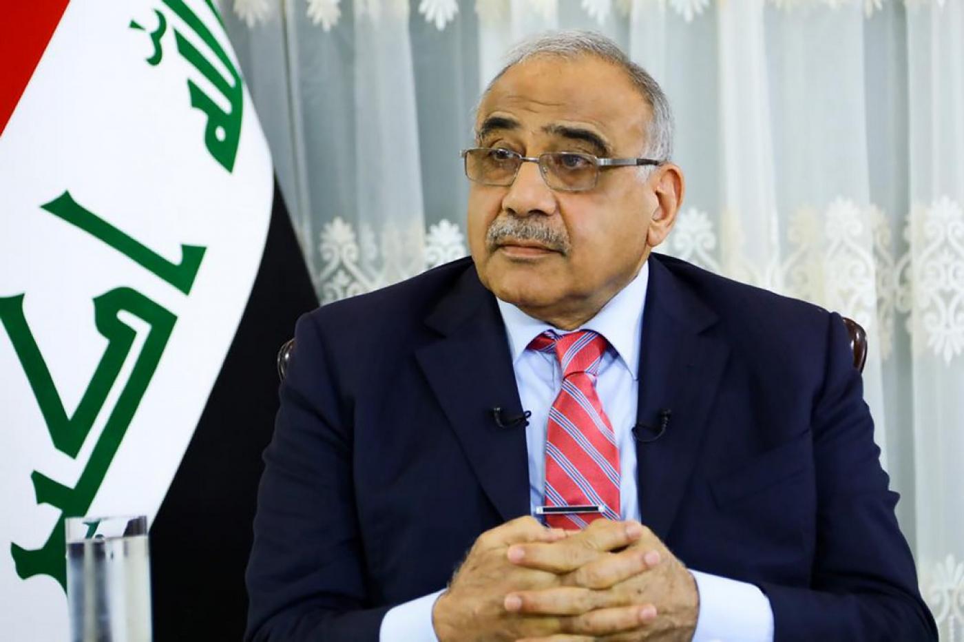 Le Premier ministre irakien Adel Abdel-Mehdi (Reuters) 
