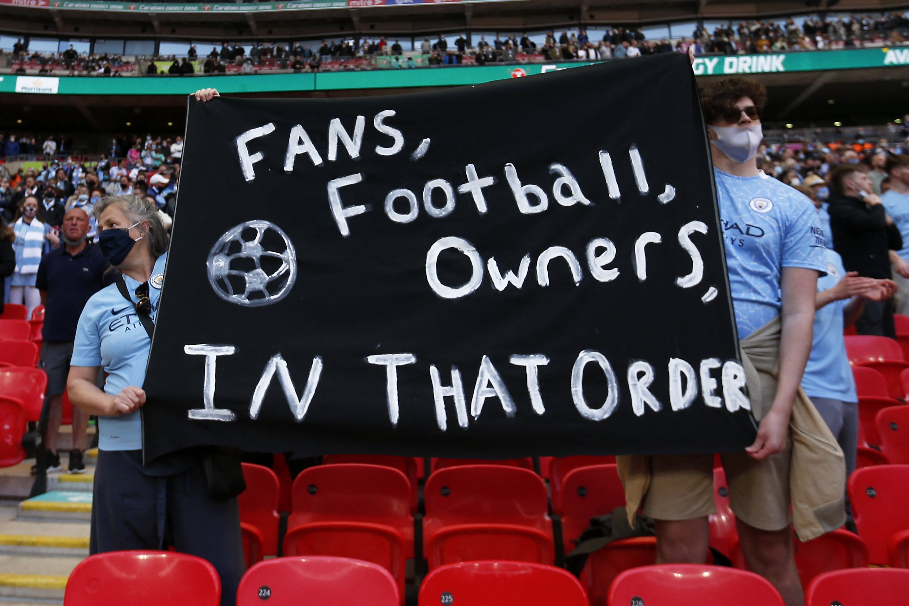 fans football owners protest