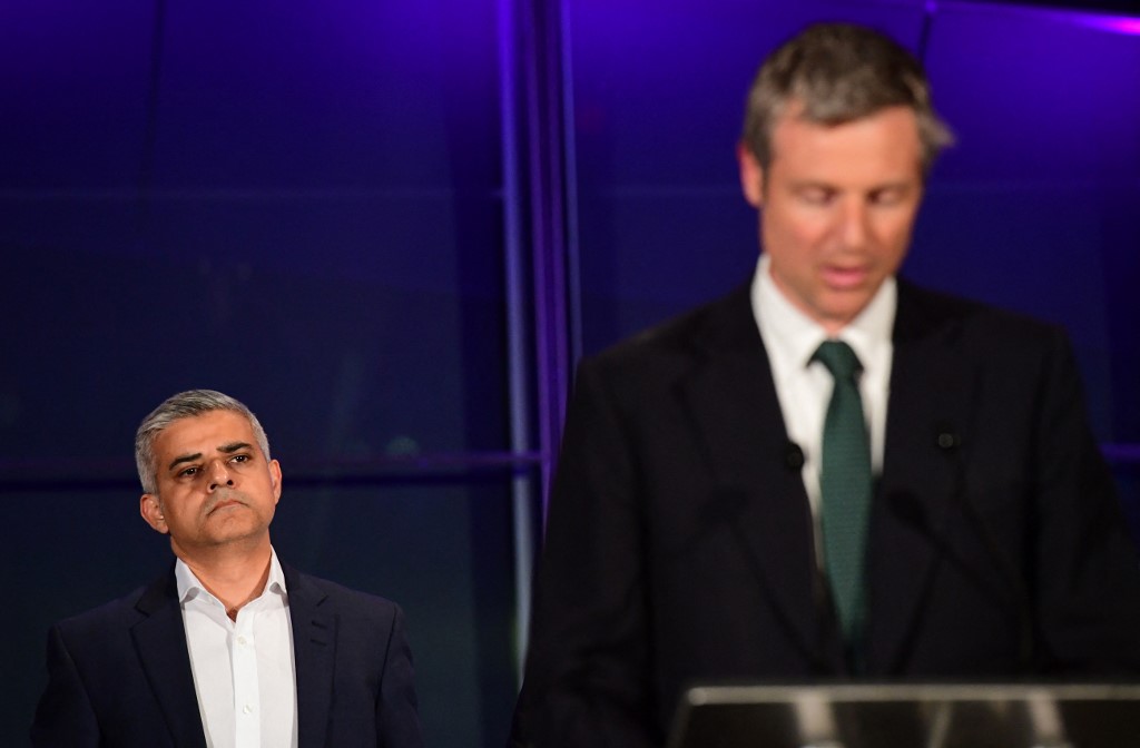 Sadiq Khan and Zac Goldsmith