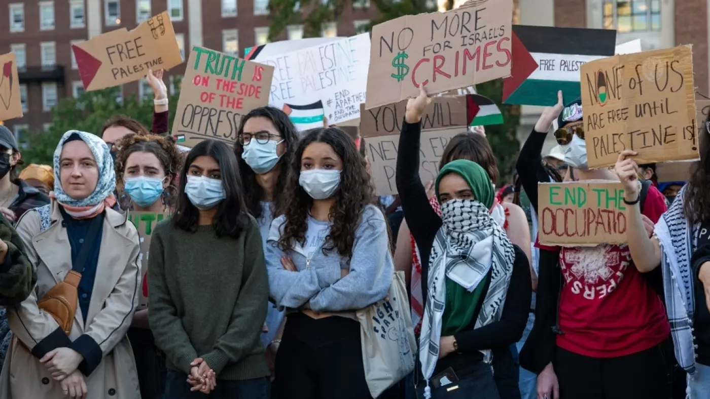 columbia students walkout 