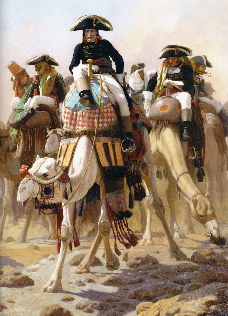  Bonaparte et son état-major en Égypte, peinture de Jean-Léon Gérôme (Wikipédia)