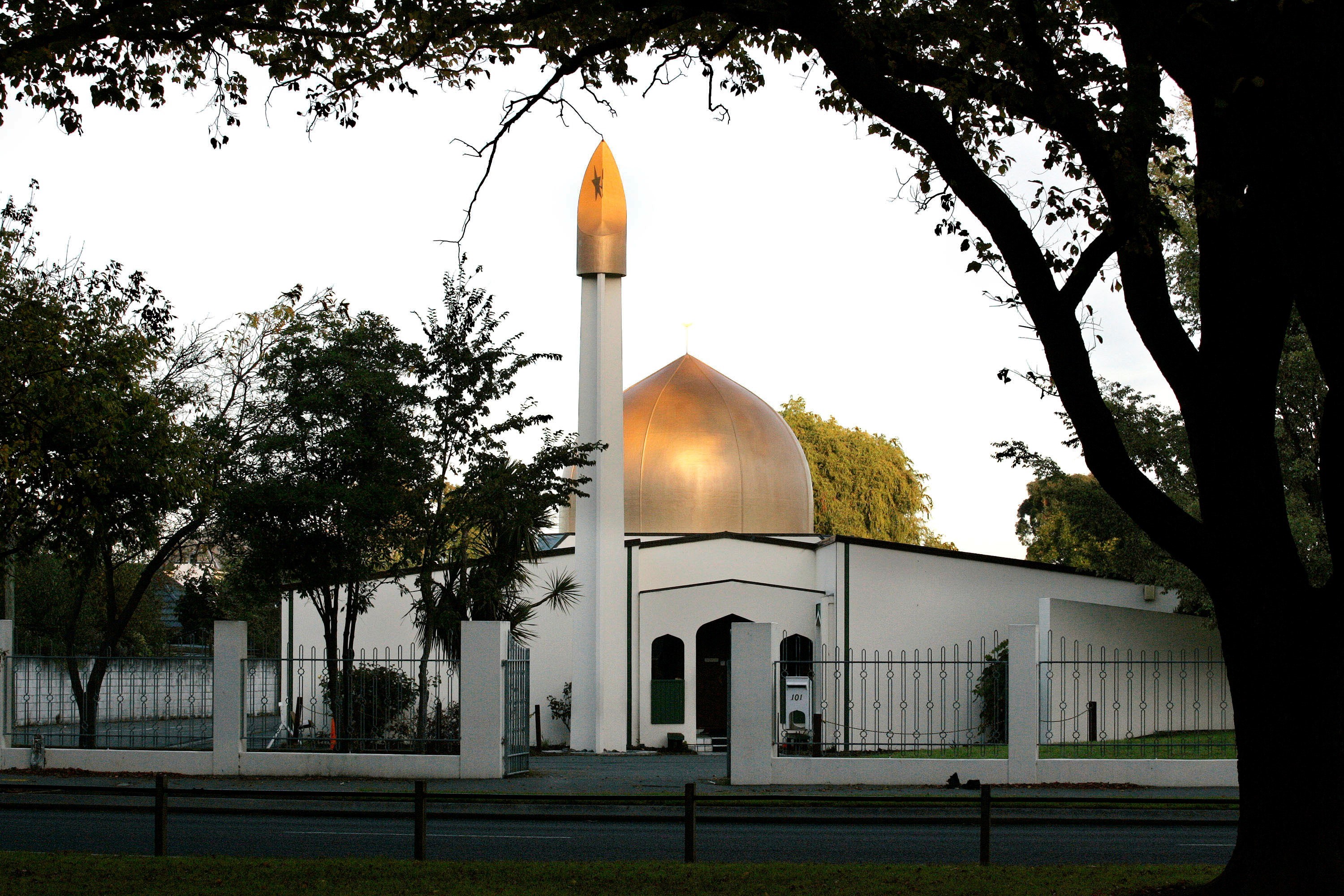 Al-Noor Mosque in Christchurch, New Zealand, is pictured in 2014 (Reuters)