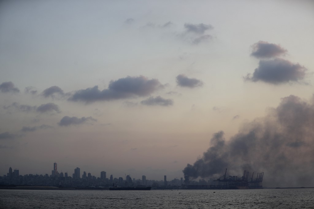 Explosion à Beyrouth, le 4 août 2020 (AFP)