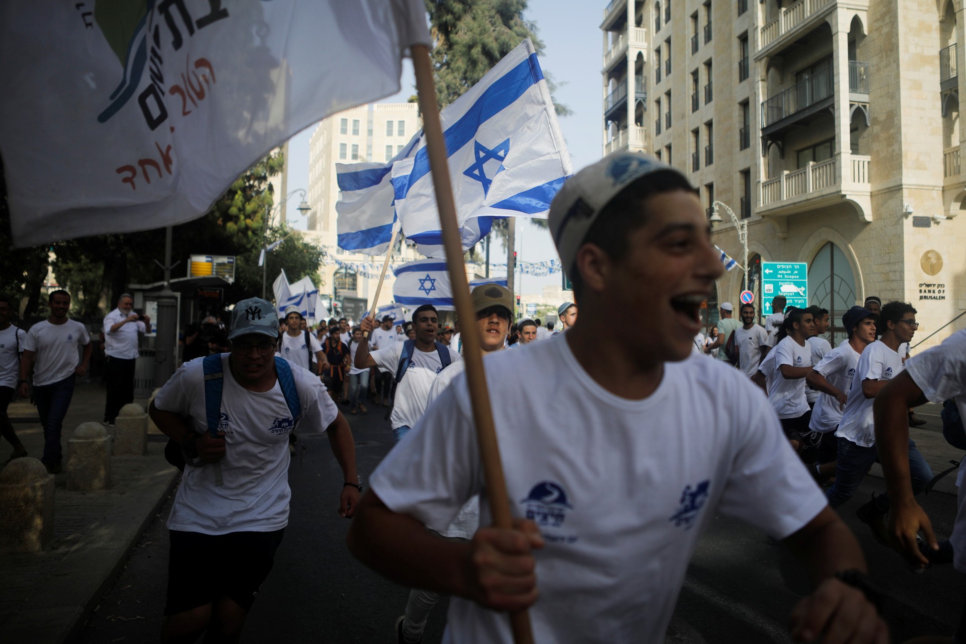Israeli nationalists march in Jerusalem (Reuters)