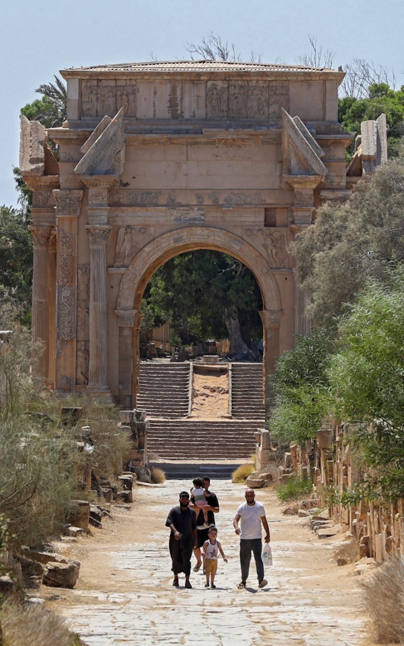 Leptis Magna, la « Rome d’Afrique » oubliée (AFP/Mahmud Turkia)