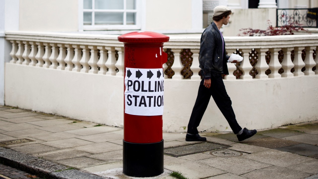 Opinion polls have suggested that voters will overwhelmingly punish the Tories after 14 years of often chaotic rule (AFP/File photo)