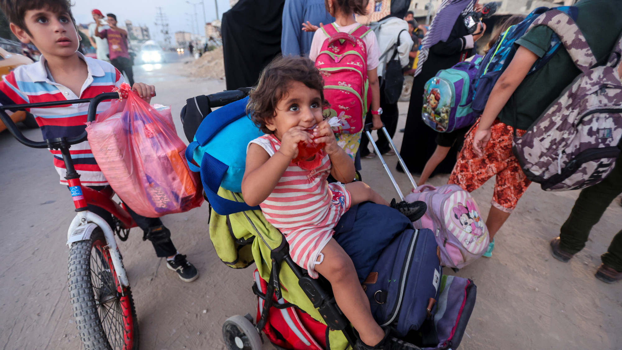 Most of Gaza's population has been displaced multiple times due to Israel's repeated ejection orders (Reuters/Ramadan Abed)