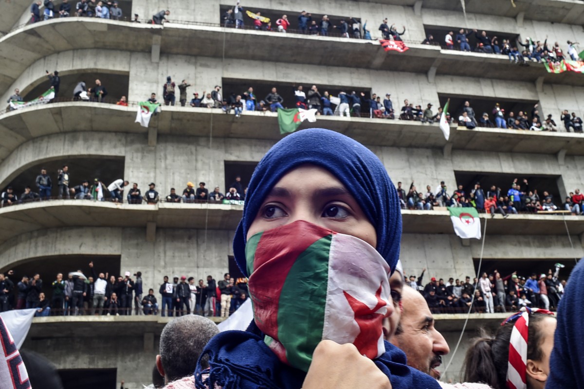 women played a crucial role in Algerian protests against Bouteflika's... (AFP)