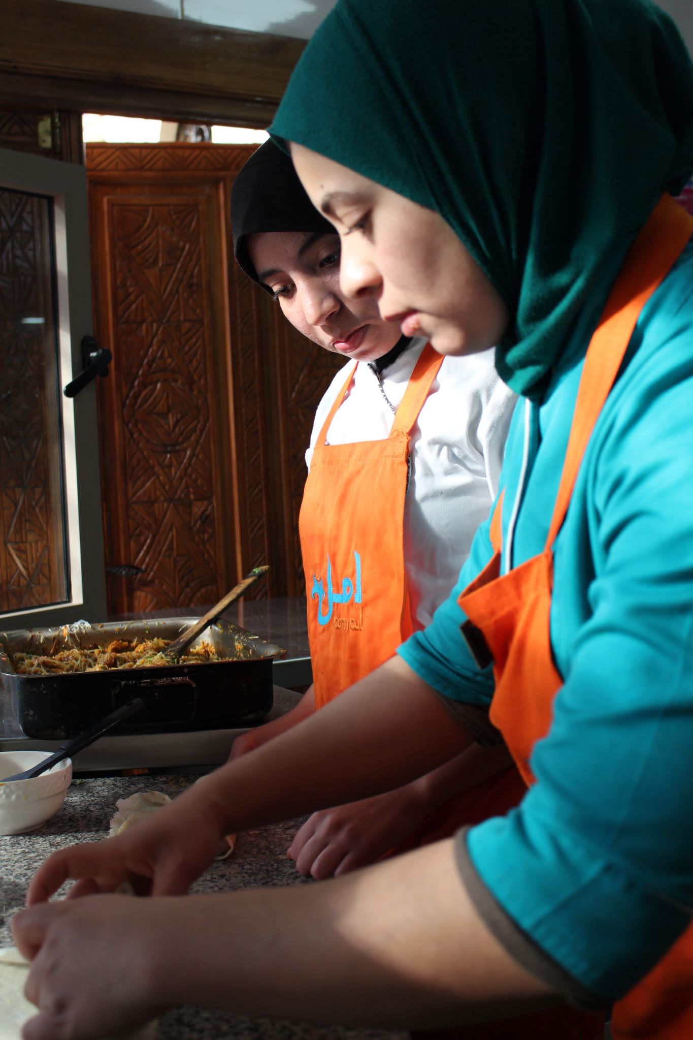 Over 300 women are trained in cooking, which often leads to employment