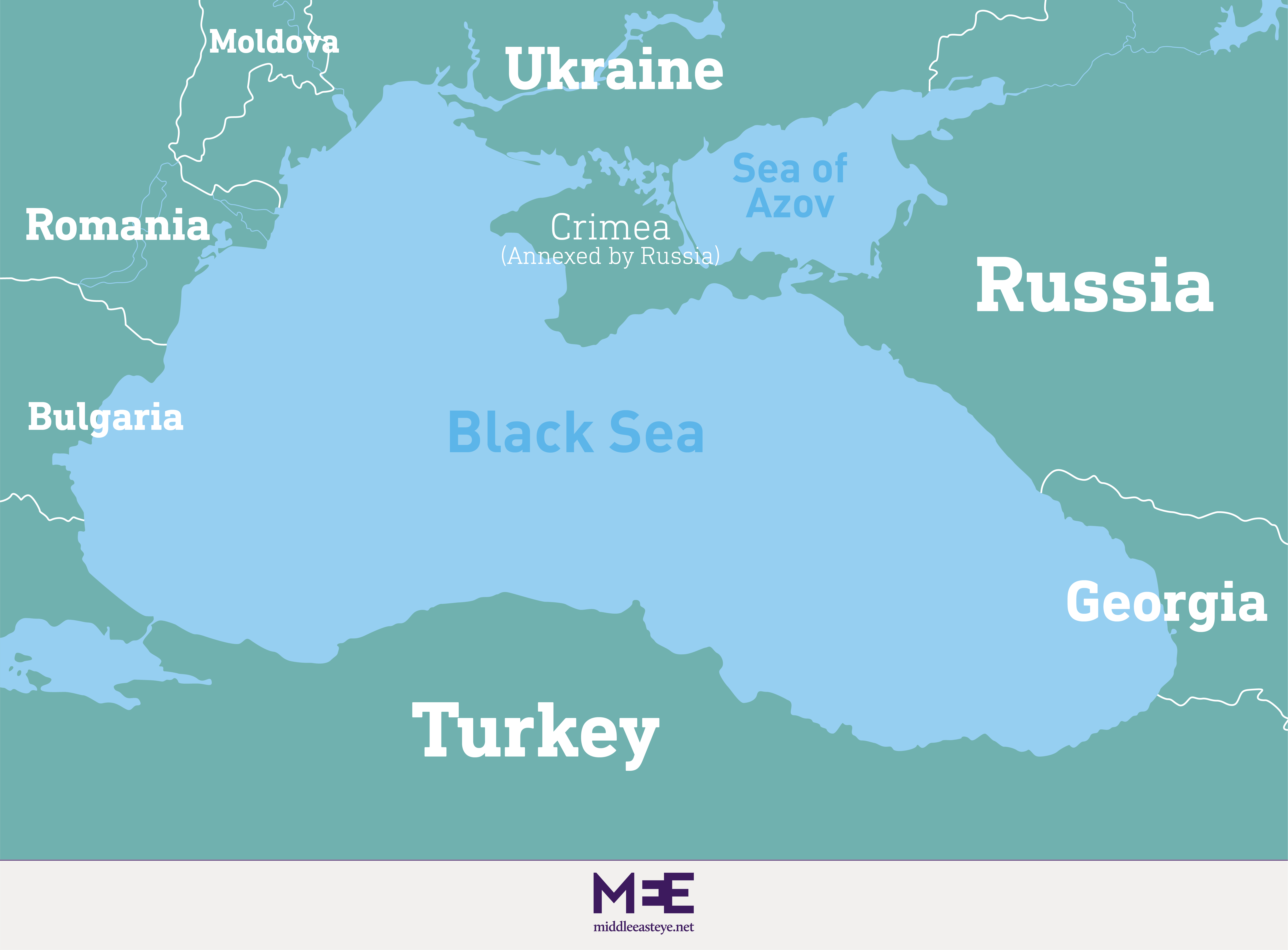 Black sea map