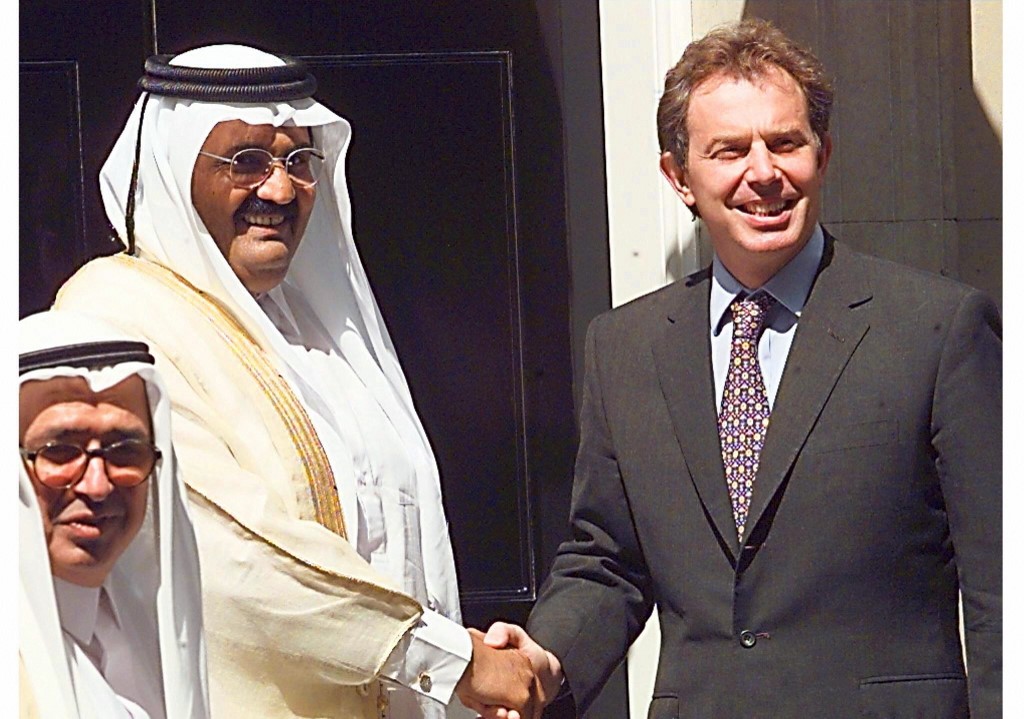 Tony Blair and Sheikh Hamad