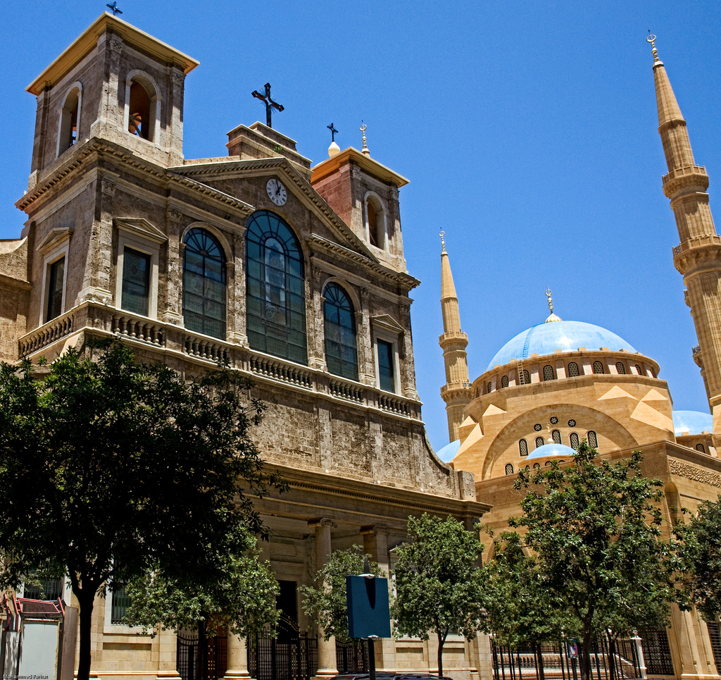 The Church of Saint George is located in the downtown area of Beirut. It is one of the most important religious buildings of the city (Wikimedia)