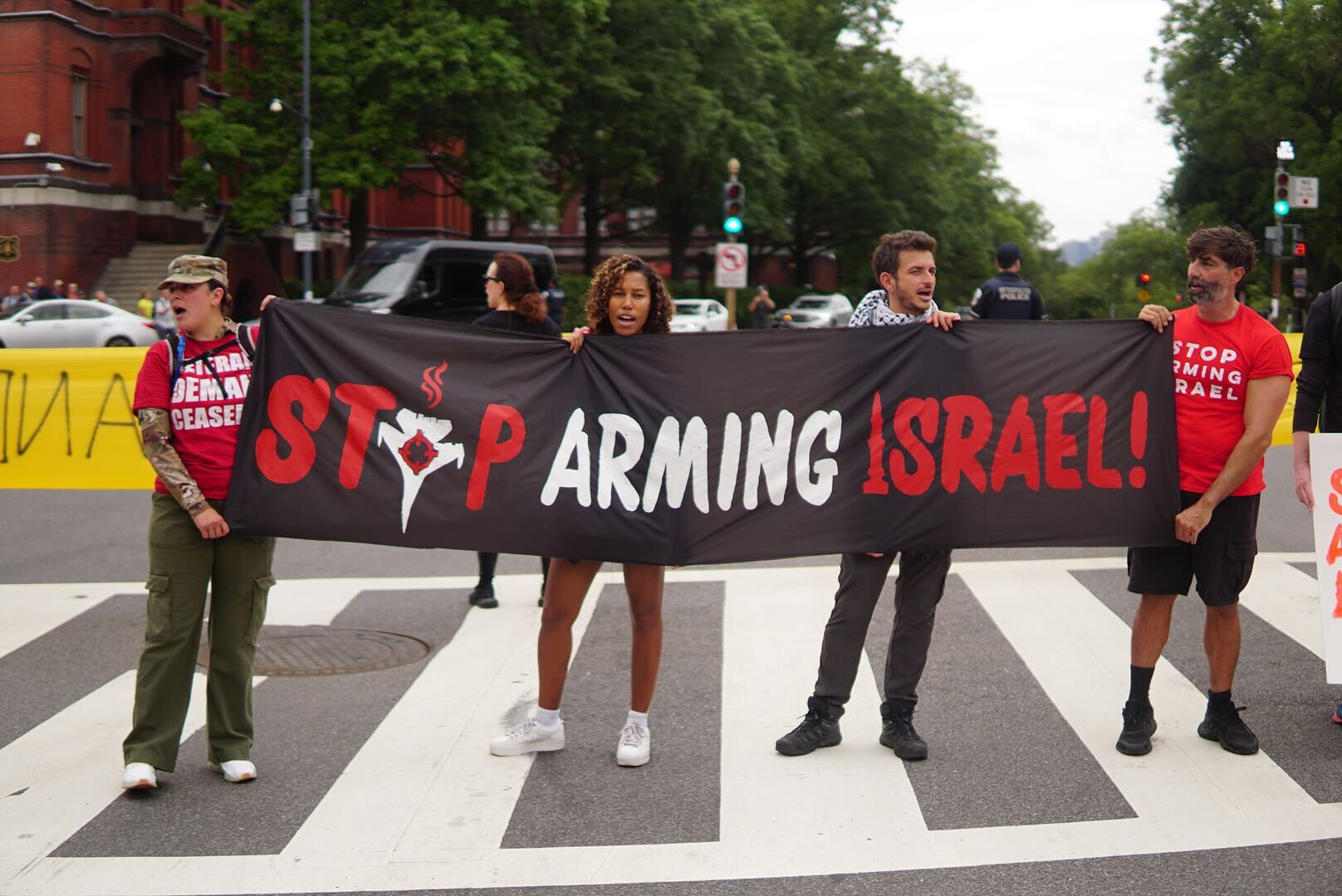 protests dc capitol hill netanyahu congress