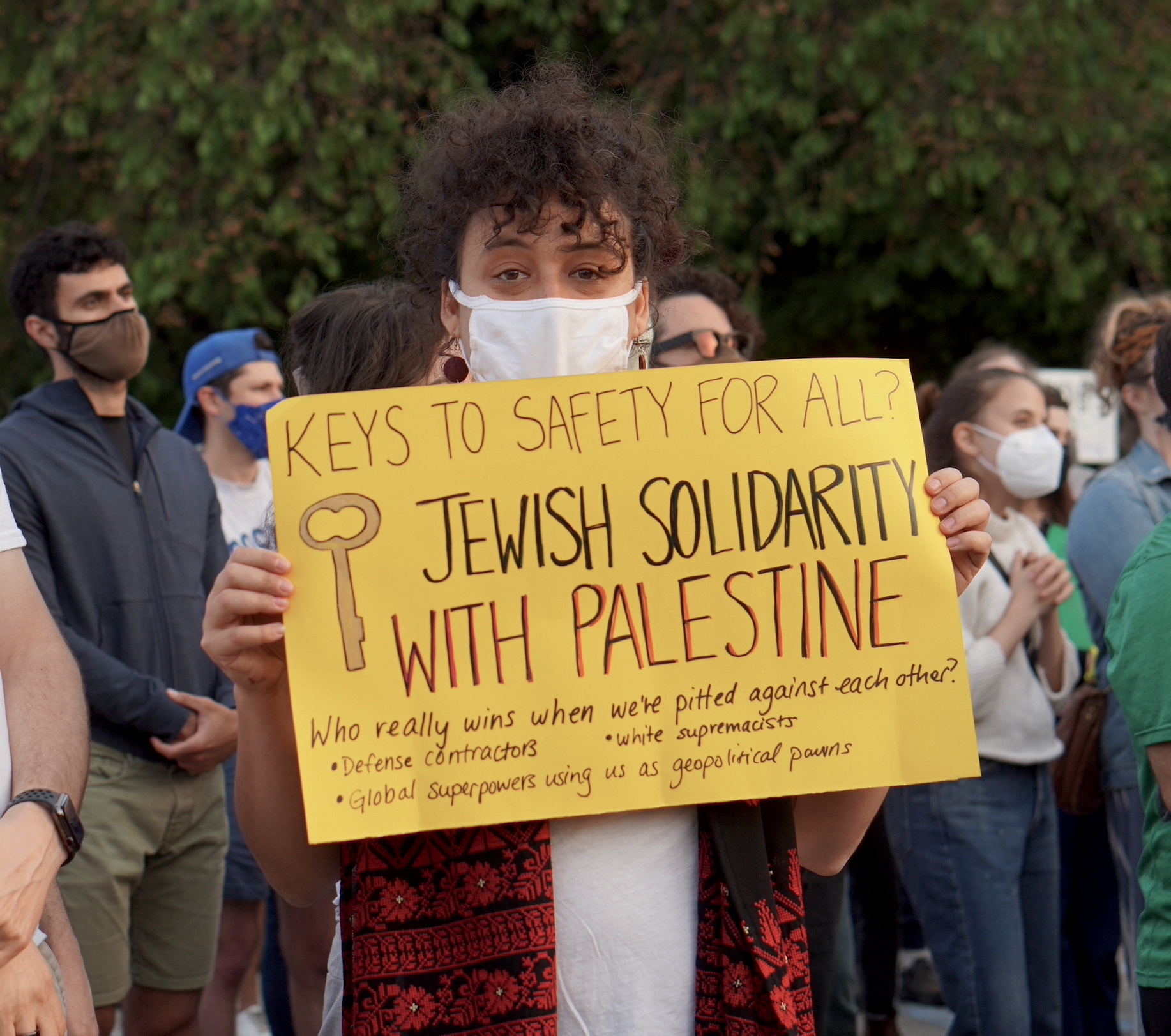 Jewish American protest for Palestine (Azad Essa/MEE)