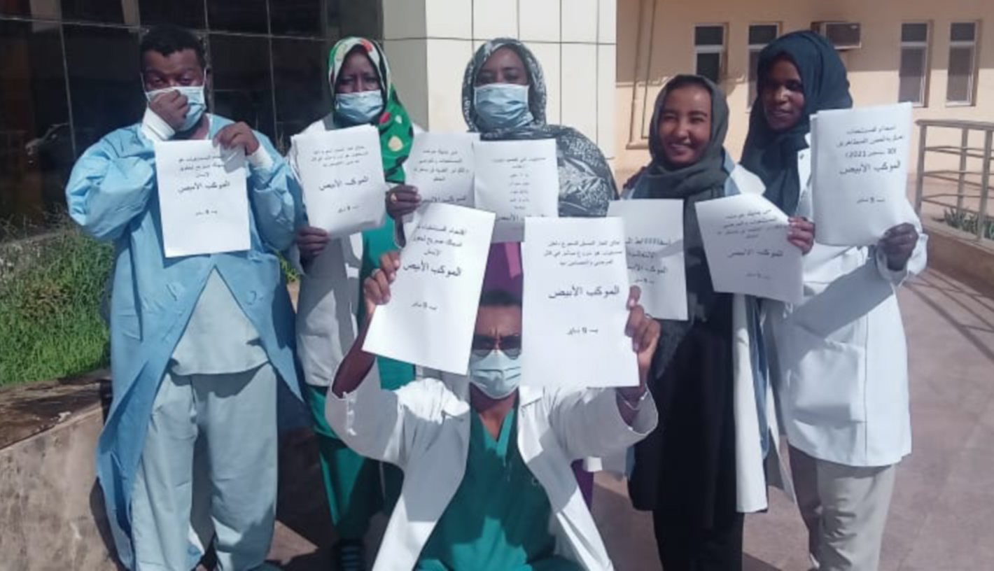 Doctors protest in Sudan