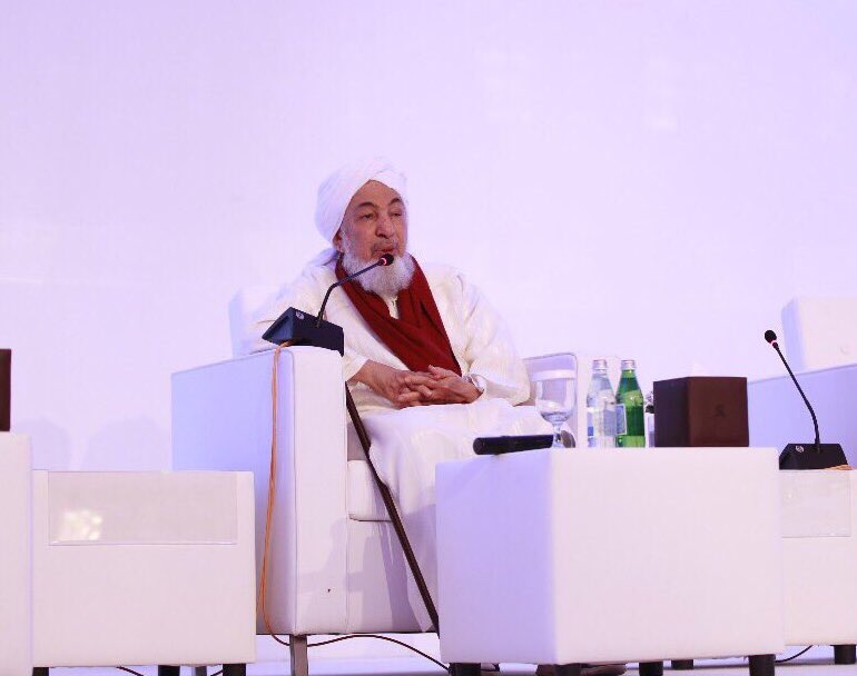 Sufi Sheikh Abdallah bin Bayyah head of the UAE's Fatwa Council  (via twitter)