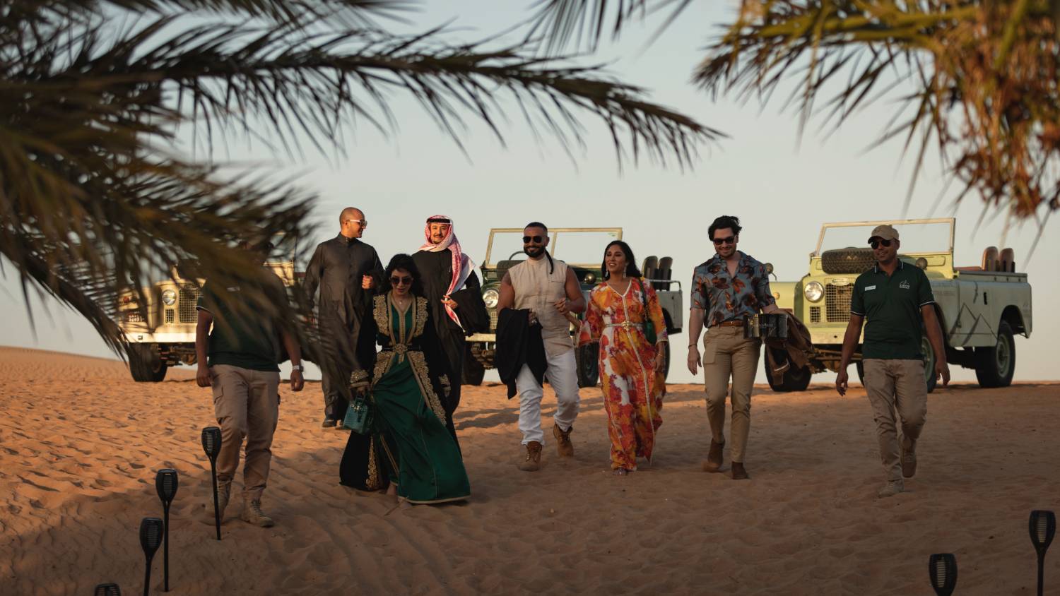 A trip to the desert by the cast is filled with staged drama and pettiness (Netflix)