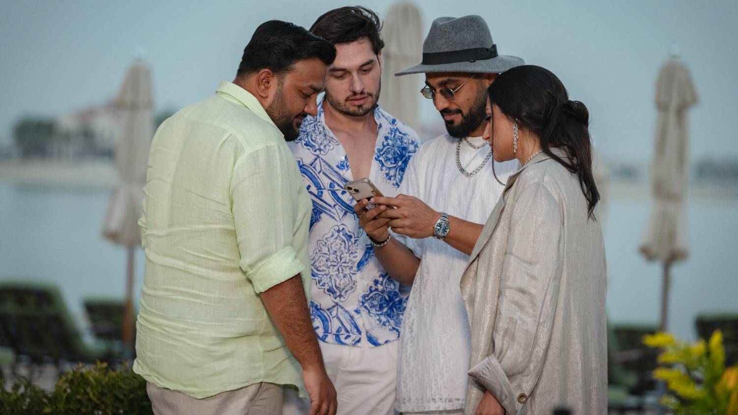 The permanently sunny setting of Dubai provides the backdrop to a group of acquaintances in the pursuit of gossip and drama (Netflix)
