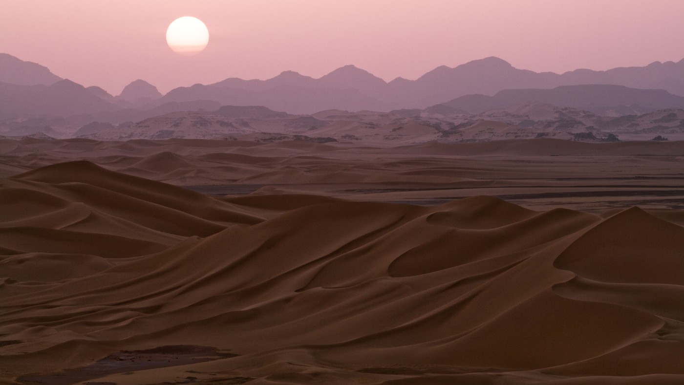 La région du Fezzan, en Libye, est couverte de vastes étendues désertiques (Luca Galuzzi/Wikicommons)
