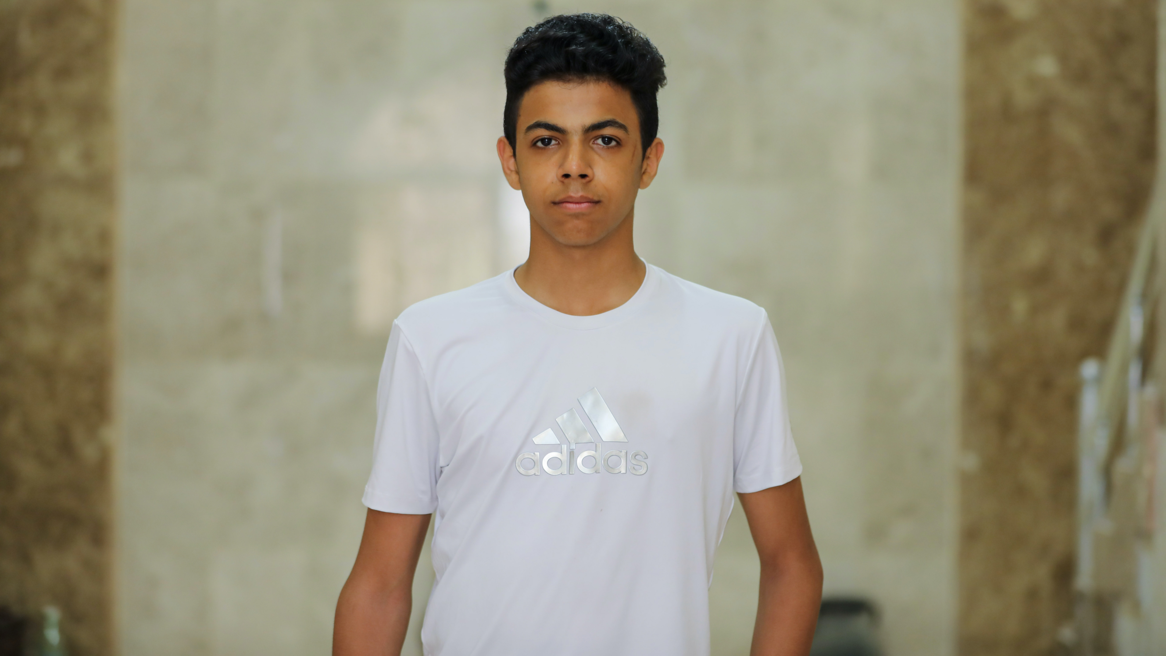 Nabil Saeed, 15, believes that the tight blockade threatens his own future in the strip (MEE/Mohammed Hajjar)