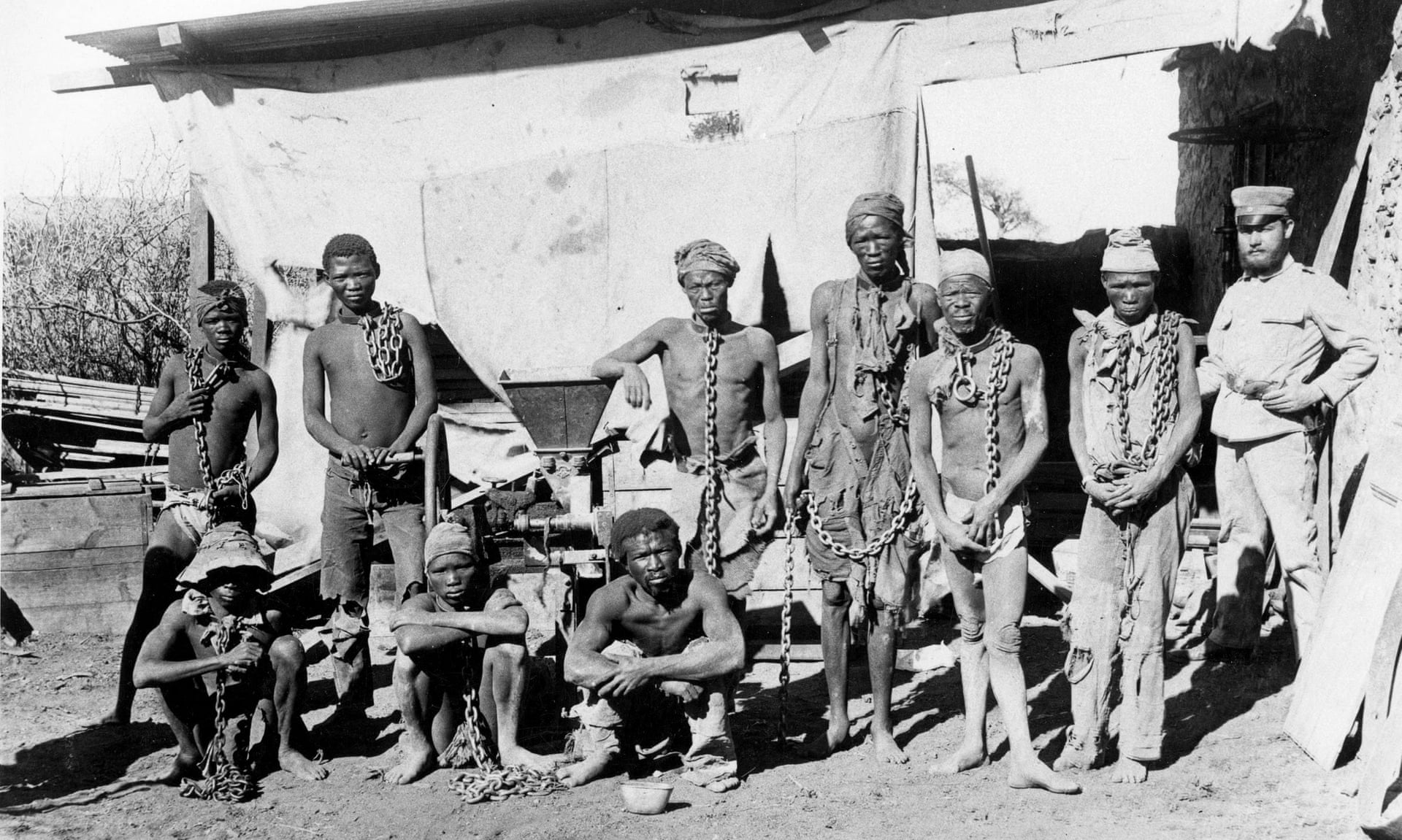 Nama and Herero prisoners in Namibia