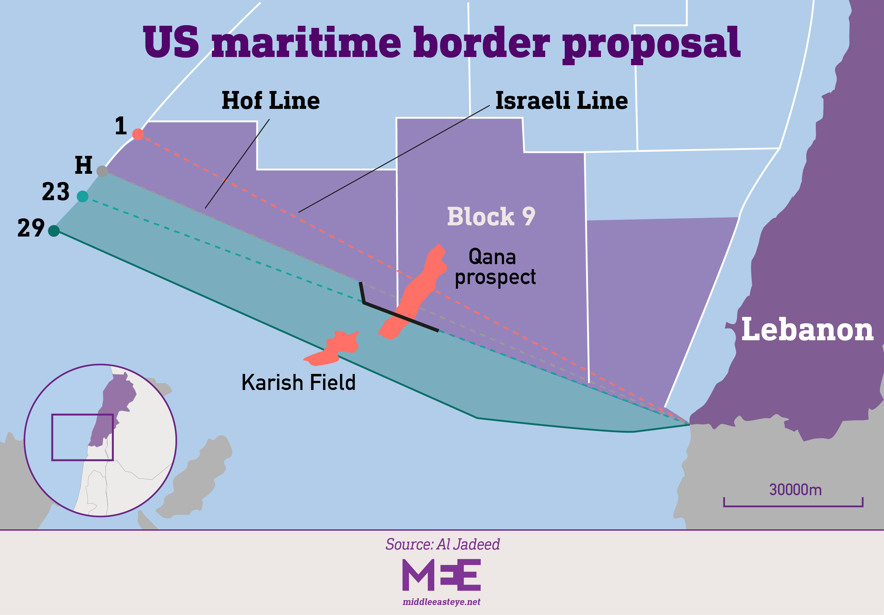 Hochstein maritime border proposal
