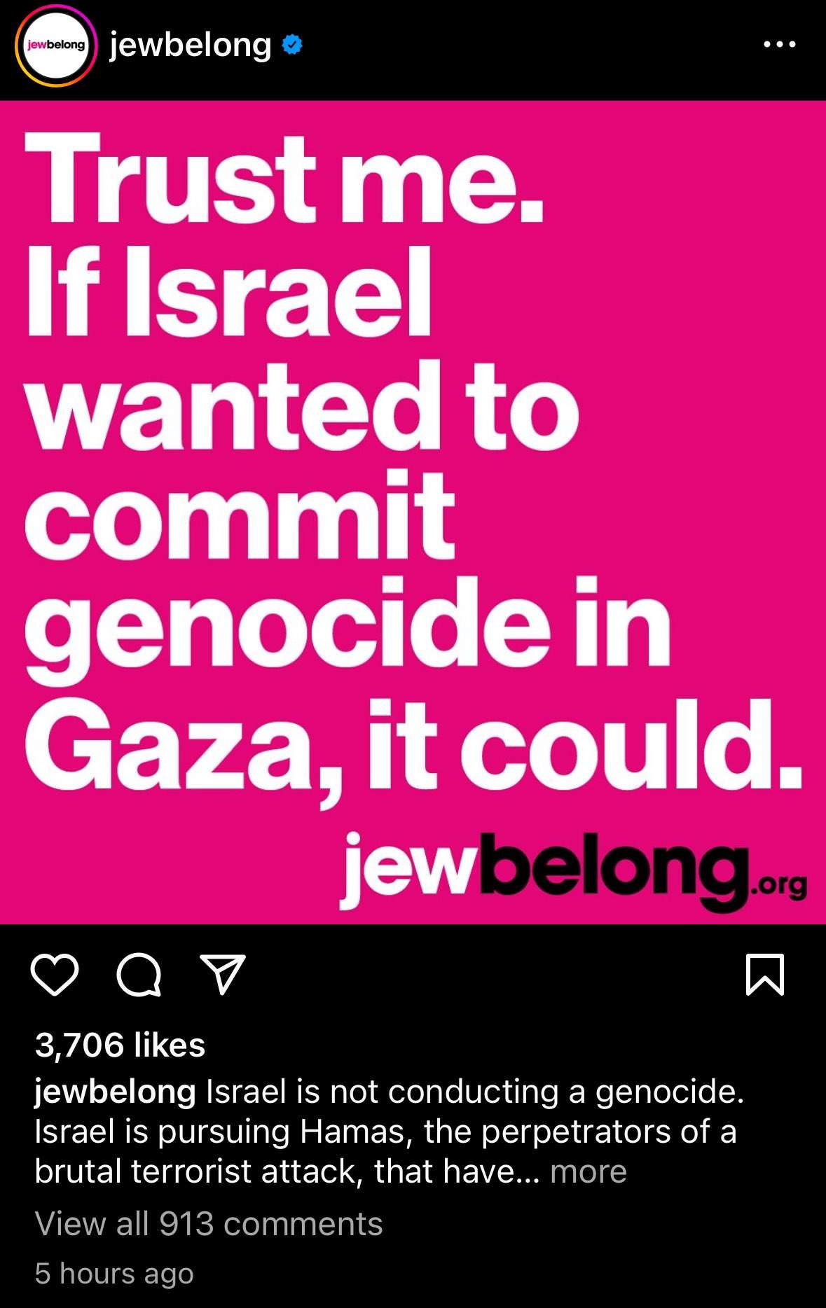 jewbelong post