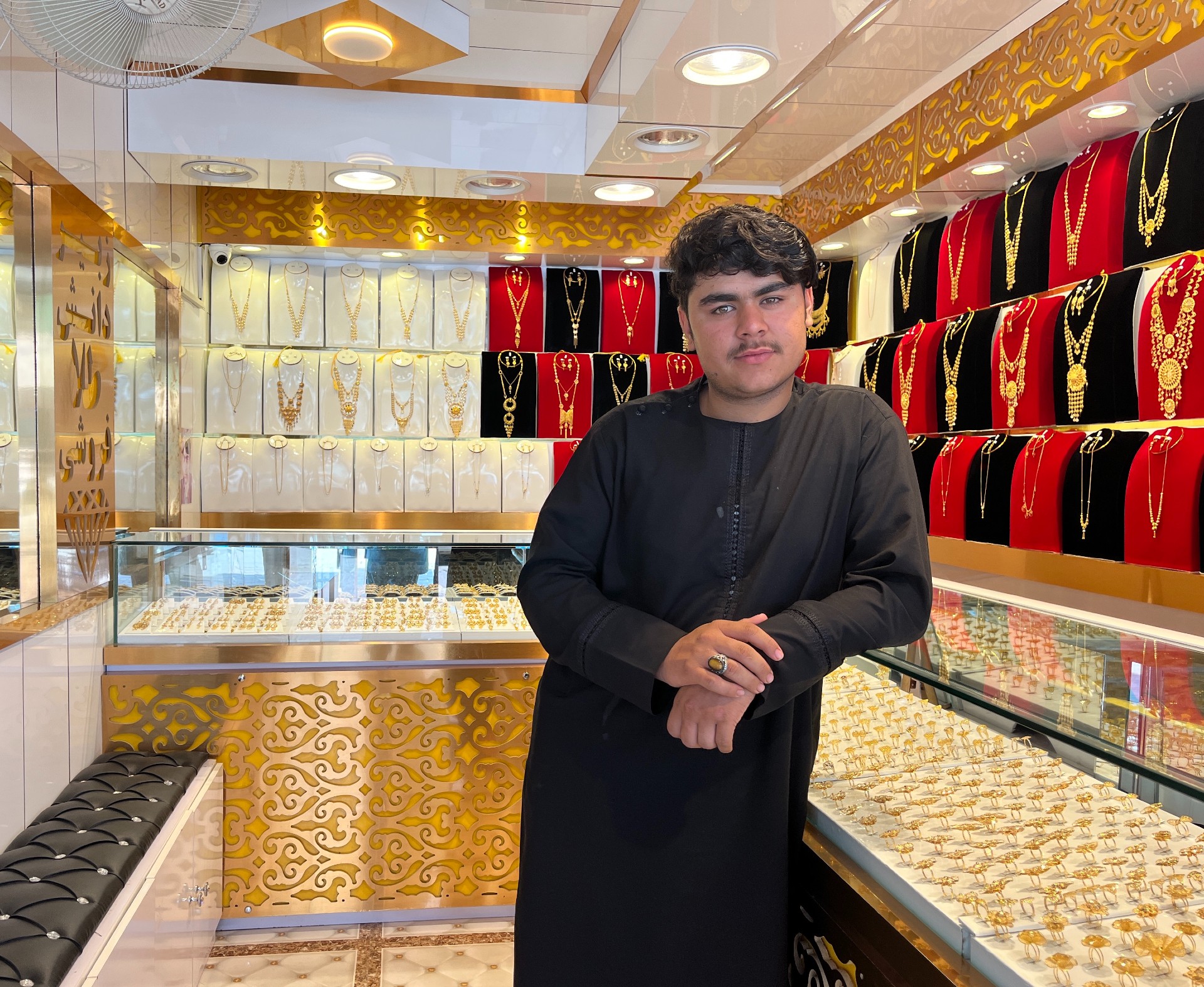 Mohammad Sajed says some Afghans are selling their gold to try and raise funds to make ends meet (MEE/Ali M Latifi)