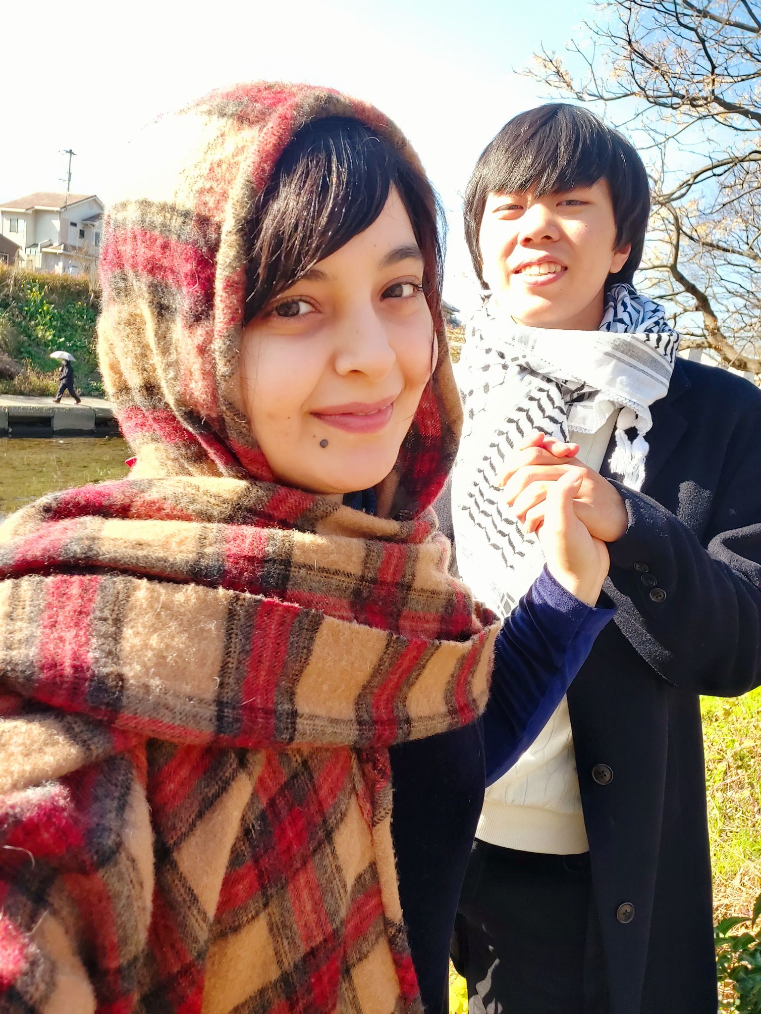 Omneya Al Adeeli is enjoying exploring Japan with her husband Shotaro One (Credit: Omneya Al Adeeli)