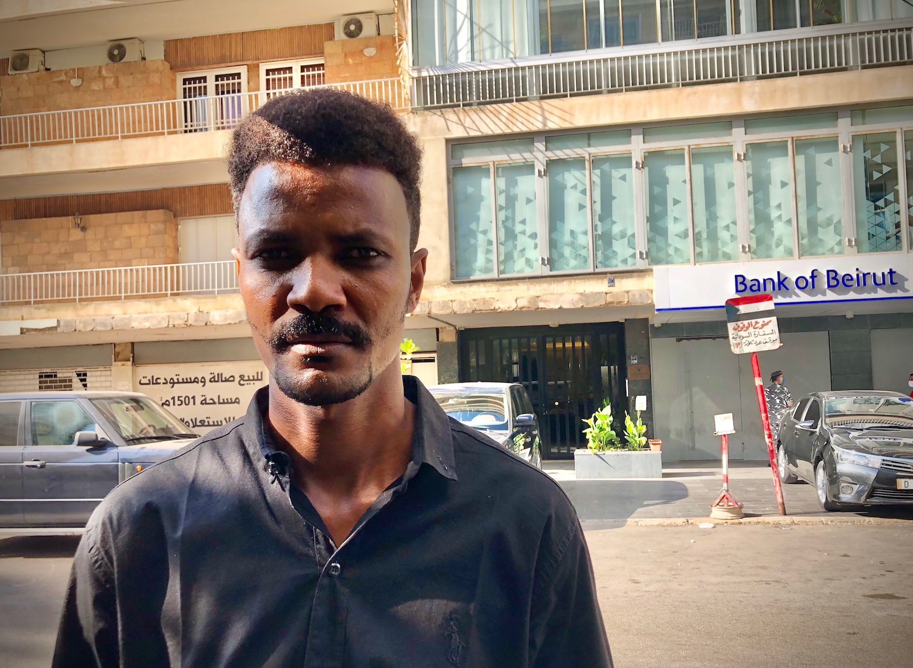 Sudanese migrant in Beirut