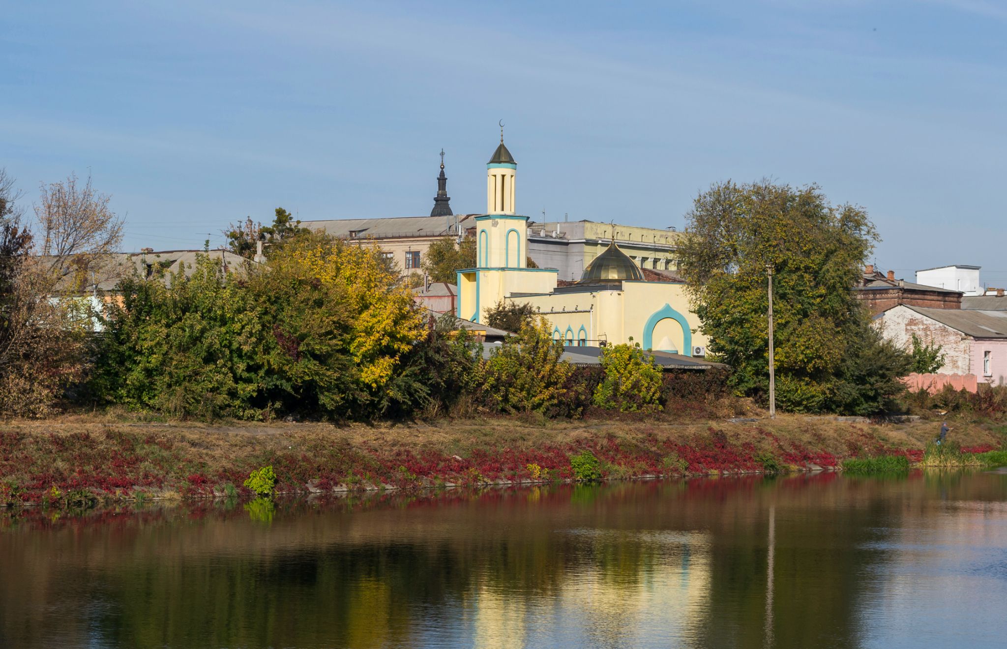 La mosquée de Kharkiv a été détruite en 1936 soi-disant parce qu’elle bloquait le débit du Lopan (Wikimedia)