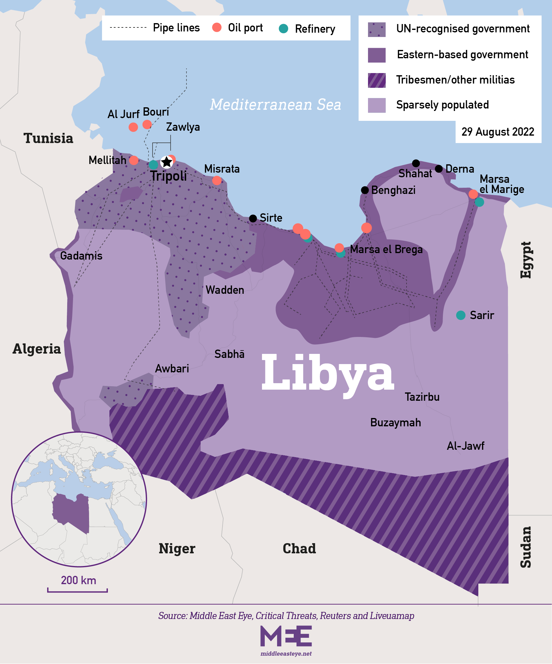 Libya: Who controls what?
