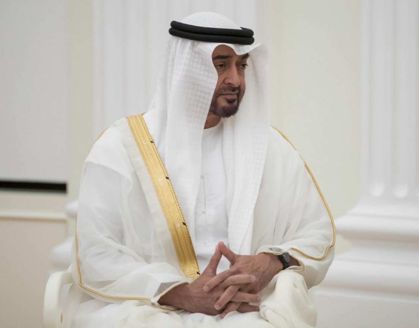 Abu Dhabi Crown Prince Mohammed bin Zayed al-Nahayan (AFP)