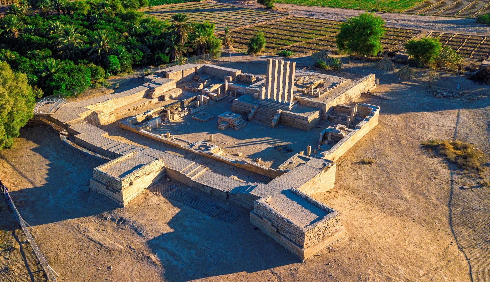 Le temple de Barran fut construit par les Sabéens il y a environ 2 900 ans et utilisé jusqu’au IVe siècle de notre ère (Nabeel Alawzari)