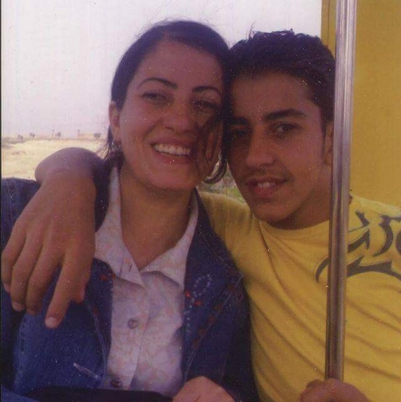 Mary and her brother Mina Danial, who was killed by Egyptian army forces in Egypt in 2011 (Facebook)