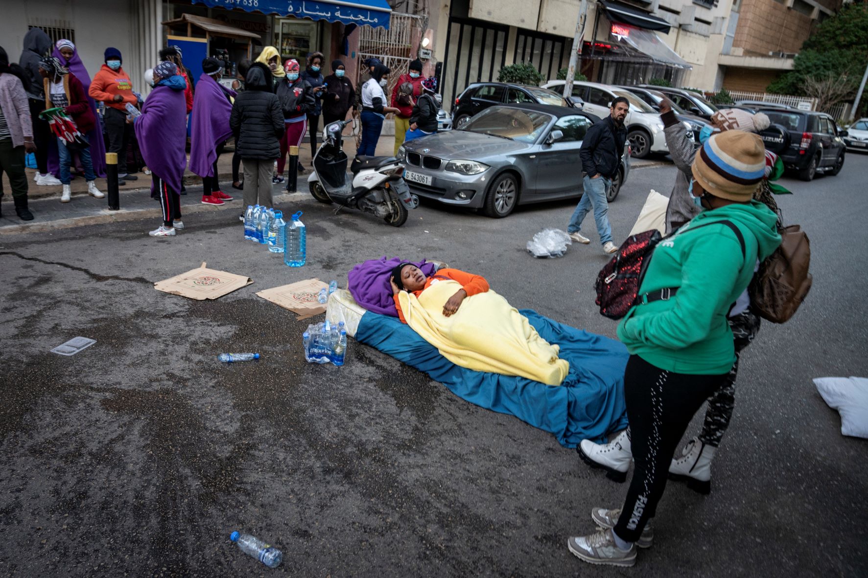 The Kenyans, mostly domestic staff, have all suffered hardship or abuse in Beirut (MEE/Matt Kynaston)