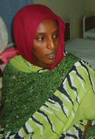 Meriam Yehya Ibrahim Ishag, une Soudanaise chrétienne de 27 ans condamnée à la pendaison pour apostasie en 2014 (AFP)