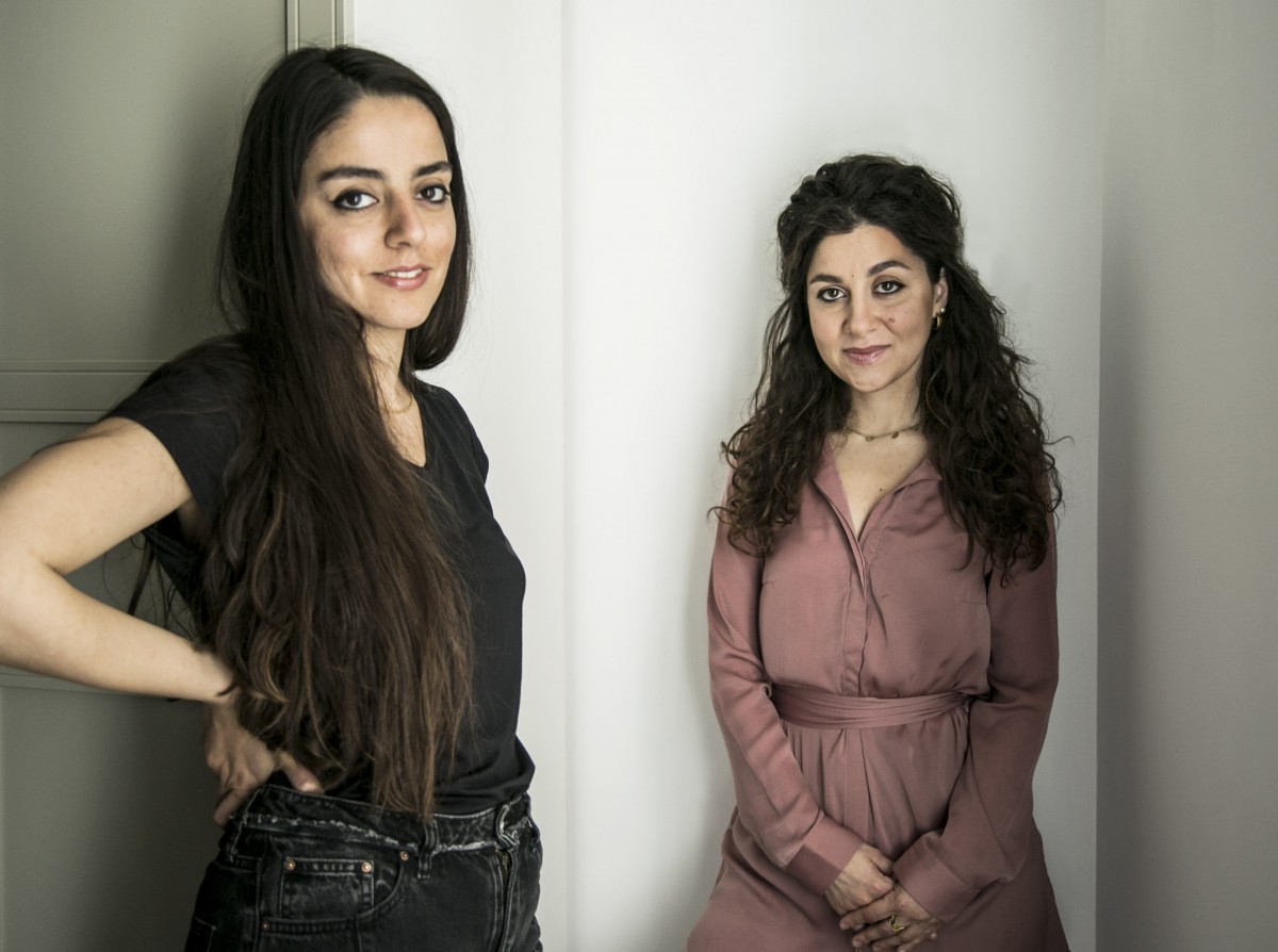 Lebanese musicians Michelle Keserwany (left) and Noel (right) Keserwany (Yara Tayoun)