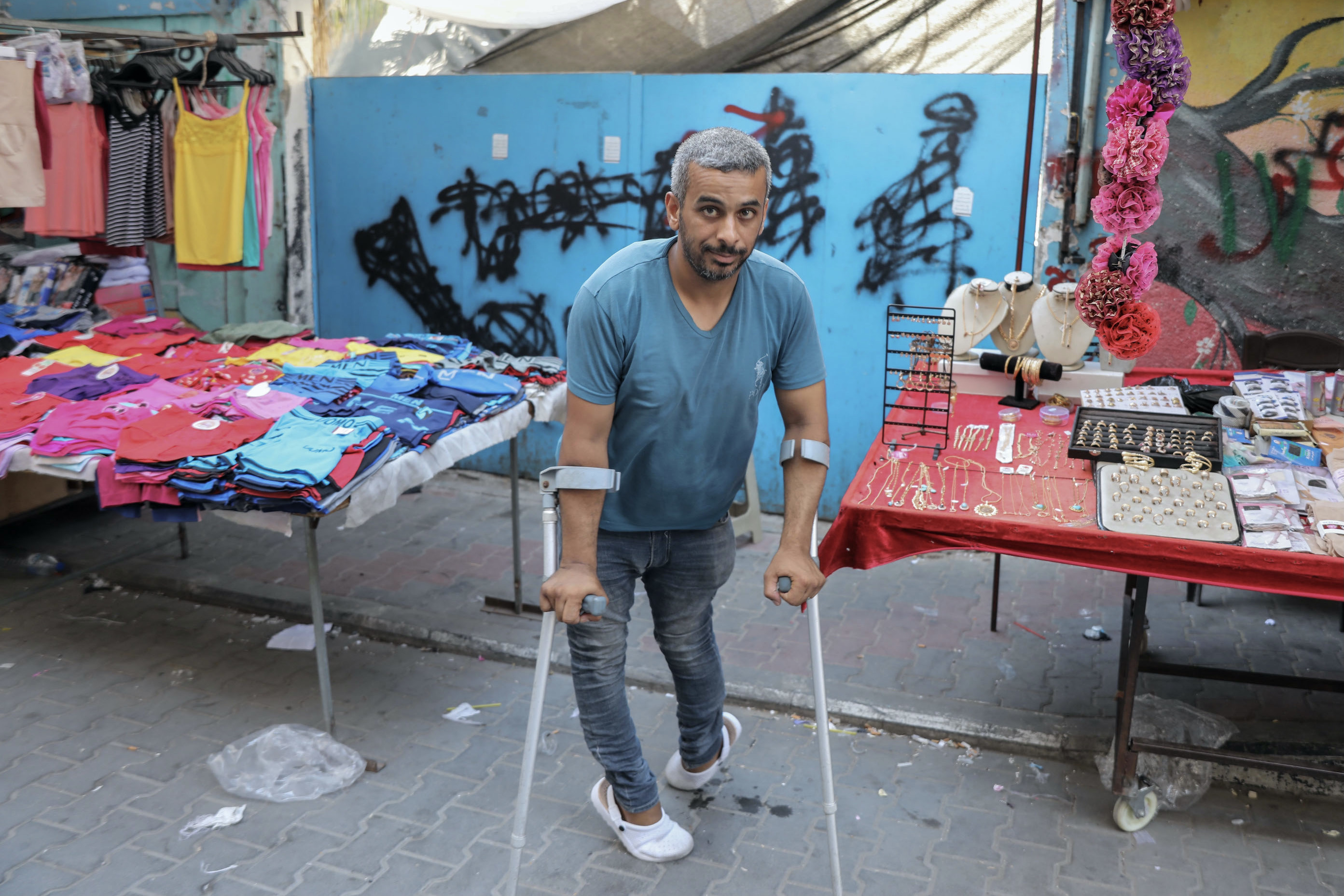 Mohammed Amrin at the market