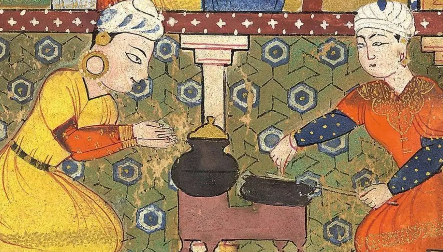 The manual act of flavouring and marination in preparing food would add to the taste of Mughlai dishes (Public domain) 