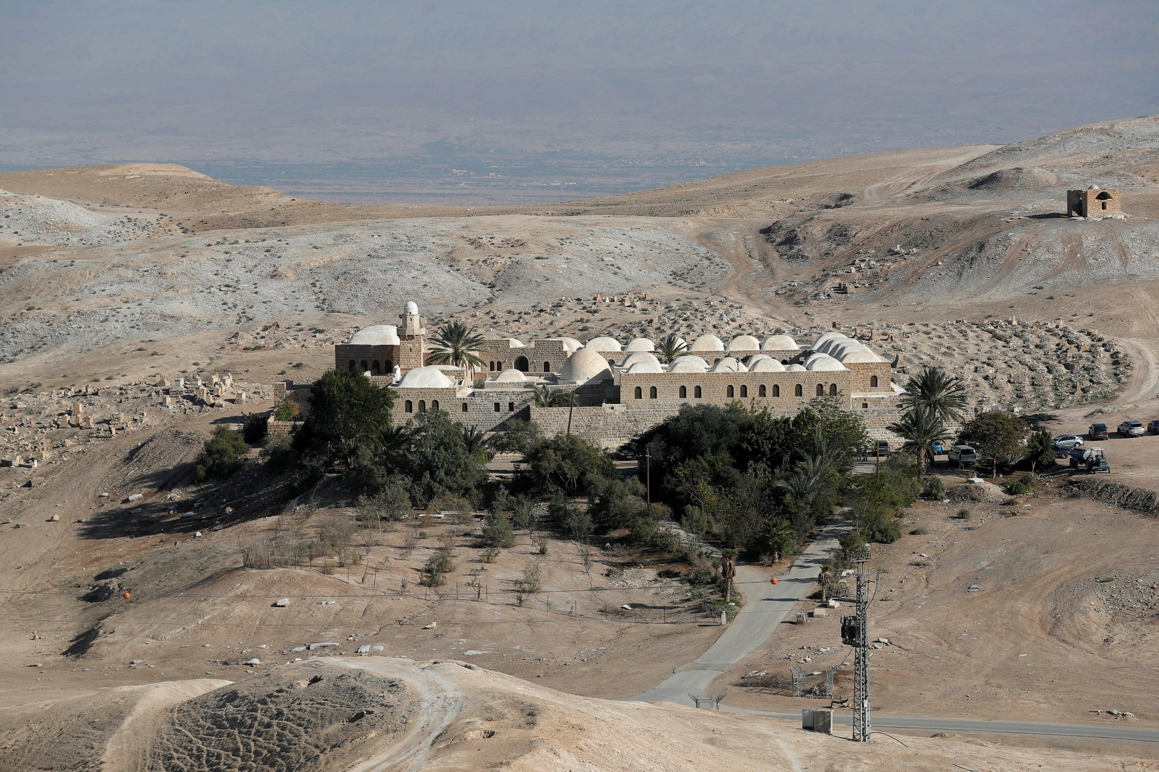 Le sanctuaire de Nabi Moussa, en Cisjordanie occupée par Israël (Reuters)