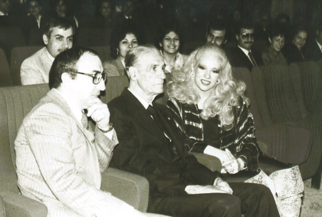 Elias Rahbani (furthest left) with Pierre Gemayel and Sabah (Courtesy of Jad Rahbani)