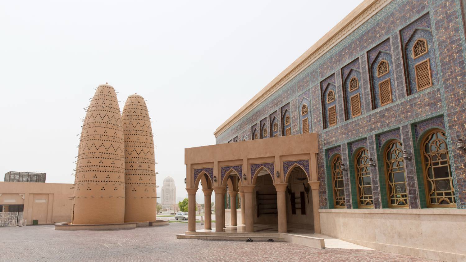 Katara's main mosque is often one of the first sites seen when visitors enter the complex (CC/Bruce Baker)