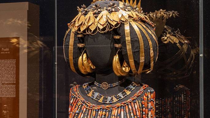 L’ensemble funéraire de la reine Puabi, présenté dans une exposition au Penn Museum (Penn Museum)