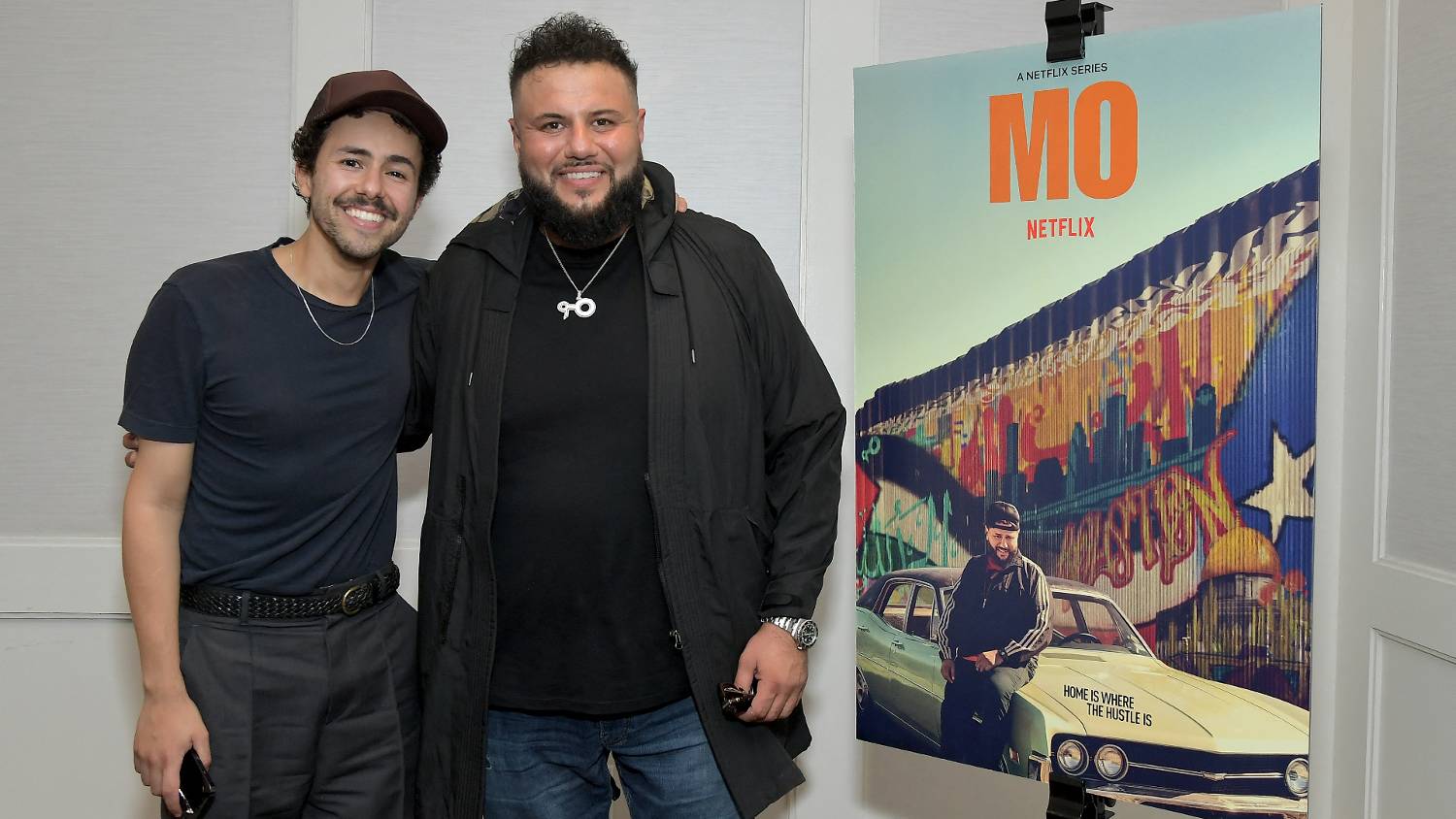 Ramy Youssef (L) and Mohammed Amer (R) combine their winning comedy style once again in Mo (Charley Gallay/GETTY IMAGES/AFP)