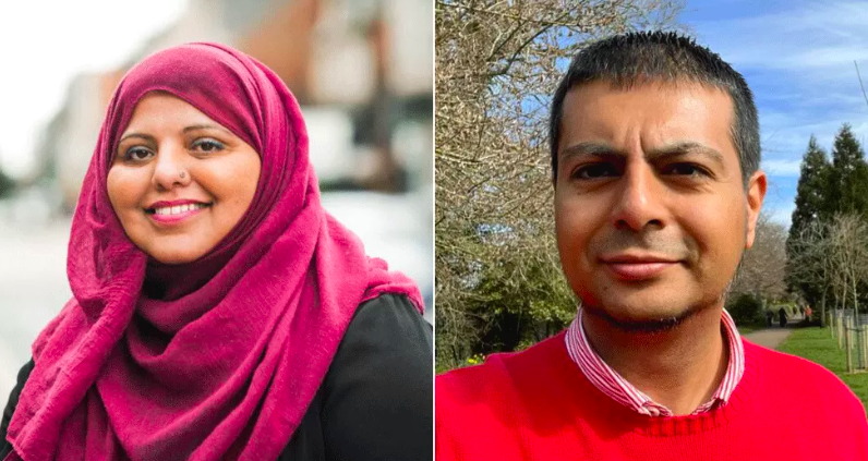 Former Labour councillors Shaista Aziz (left) and Dr. Amar Latif (right) will now serve as independent councillors 